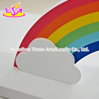 Fermalibri decorativi in ​​legno arcobaleno per bambini nuovi di zecca in vendita W08d065